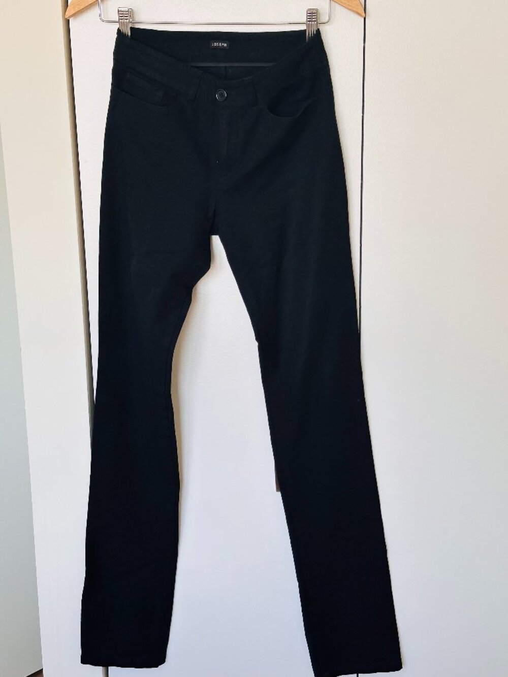 Joseph Slim-fitting Stretchy Black Pants (Made in France) - US size 2